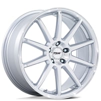 20" TSW Wheels TW004 Canard Gloss Silver with Machined Face Flow Formed Rims