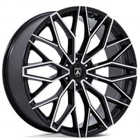 22" Asanti Wheels AB050 Mogul 6 Gloss Black with Machined Face Rims