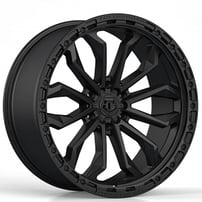 22" TIS Wheels 556SB Satin Black with Simulated Bead Ring Off-Road Rims