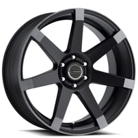 20" Vision Wheels 9042 Sultan Matte Black with Anthracite Spokes Ends Rims