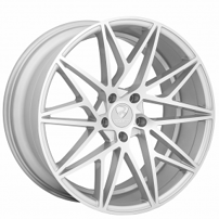 20" Ravetti Wheels M5 Silver with Machined Face Rims