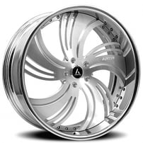 19" Staggered Artis Forged Wheels Avenue Brushed Rims