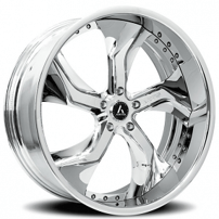 19" Staggered Artis Forged Wheels Bully Chrome Rims