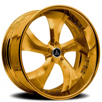 28" Artis Forged Wheels Bully Gold Rims