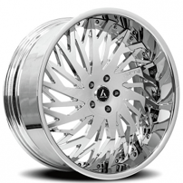 21" Staggered Artis Forged Wheels Northtown Chrome Rims 