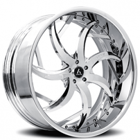 22" Staggered Artis Forged Wheels Sincity Chrome Rims