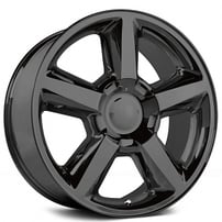 20" OE Creations Wheels PR131 Gloss Black Rims 
