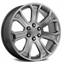 20" OE Creations Wheels PR166 Hyper Silver Rims 
