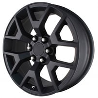 22" OE Creations Wheels PR169 Matte Black Rims 