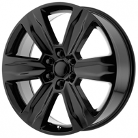 22" OE Creations Wheels PR172 Gloss Black Rims 