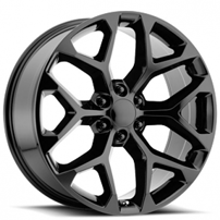 22" OE Creations Wheels PR176 Matte Black Rims 