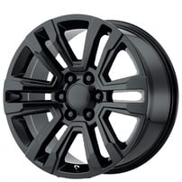 22" OE Creations Wheels PR182 Gloss Black Rims 