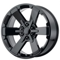 22" OE Creations Wheels PR189 Gloss Black Rims 
