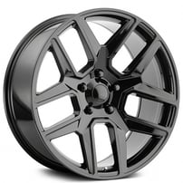 20" OE Creations Wheels PR192 Gloss Black Rims 
