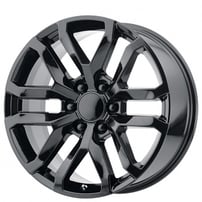 20" OE Creations Wheels PR196 Gloss Black Rims 