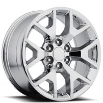 22" GMC Sierra Wheels FR 44 Chrome OEM Replica Rims 