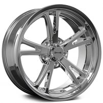 18" Staggered Ridler Wheels 606 Chrome Rims 