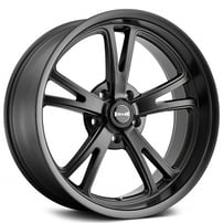 22" Staggered Ridler Wheels 606 Matte Black Rims 