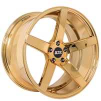 20x9/10.5" STR 607 Candy Gold Deep Concave Wheels (5x114/112/120, +30/35mm) 