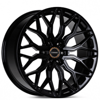 24" Vossen Wheels HF6-3 Gloss Black Rims 