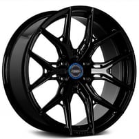 22" Vossen Wheels HF6-4 Gloss Black Rims 