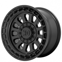 17" XD Wheels XD856 Omega Satin Black Off-Road Rims 