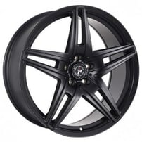 20" Impact Racing Wheels 604 Satin Black Rims