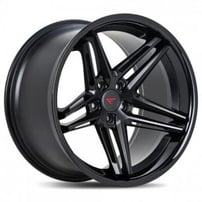 20" Ferrada Wheels CM1 Matte Black with Gloss Black Lip Rims 