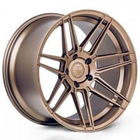 20" Staggered Ferrada Wheels F8-FR6 Matte Bronze Flow Formed Rims