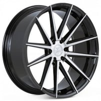 24" Ferrada Wheels FT1 Black Machined Rims 