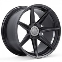20" Staggered Ferrada Wheels F8-FR7 Matte Black Rims