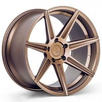 20" Staggered Ferrada Wheels F8-FR7 Matte Bronze Rims