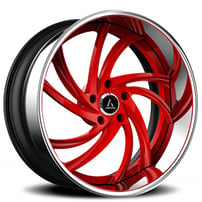 21" Staggered Artis Forged Wheels Twister 1 Custom Color Rims 