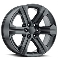 22" GMC Sierra Wheels FR 47 Satin Black OEM Replica Rims