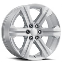 22" GMC Sierra Wheels FR 47 Silver OEM Replica Rims