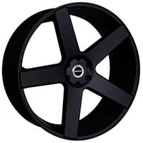 22" Strada Wheels Perfetto Black Rims