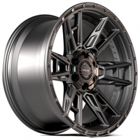 18" 4Play Wheels 4PS20 Matte Black Rims