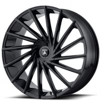 20" Asanti Wheels ABL-18 Matar Gloss Black Rims 