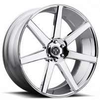24" Dub Wheels Future S126 Chrome Rims
