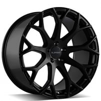 22" Staggered Element Wheels EL99 Gloss Black Rims