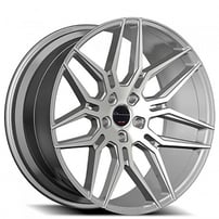 22" Staggered Giovanna Wheels Bogota Silver Machined Rims