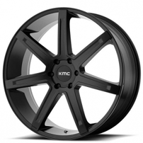 24x10" KMC KM700 Revert Gloss Black Wheels (5x120/114/127, +38mm) 