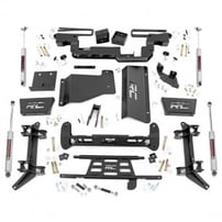 6" Rough Country Suspension Lift Kit (Chevy C2500/K2500 with 8-Lug Wheels 1988-2000)