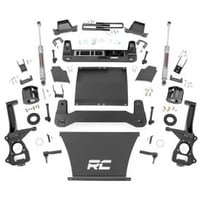 6" Rough Country Suspension Lift Kit (GMC Sierra 1500 2WD/4WD 2019-2024)