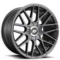 19" Staggered Rotiform Wheels R141 RSE Matte Anthracite Rims