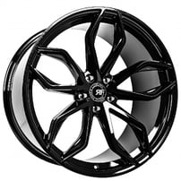 22" Road Force Wheels RF17 Gloss Black Rims 