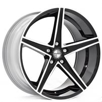 20" Sporza Wheels Topaz Gloss Black Machined Concave Rims 