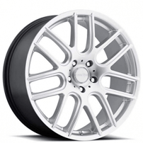 20" Vision Wheels 426 Cross Hyper Silver Rims 