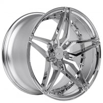 20" Staggered AC Wheels AC01 Chrome Extreme Concave Polaris Slingshot / 3-Wheeler Rims