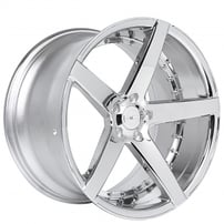 20" Staggered AC Wheels AC02 Chrome Extreme Concave Polaris Slingshot / 3-Wheeler Rims